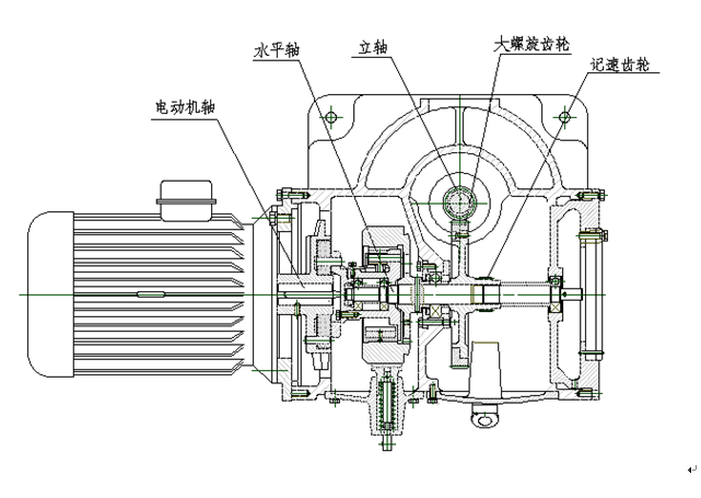 科迅機械碟片離心機正視圖